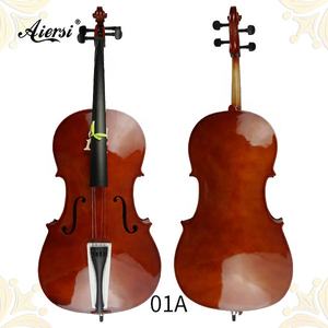 Cello en contreplaqué fait main de la marque Sinomusik, prix abordable, instrument de musique à cordes pour les apprenants, les enfants, les étudiants, les garçons, les filles, l'école - Product Image 1