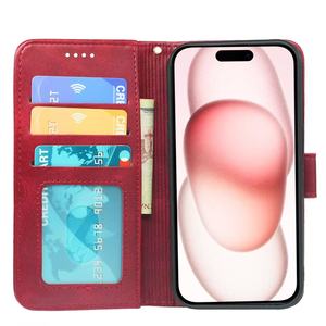 Étui <span class=keywords><strong>Folio</strong></span> en Cuir Premium, Housse de Téléphone Magnétique avec Porte-Cartes et Poche à Monnaie pour <span class=keywords><strong>iPhone</strong></span> 16 - Product Image 5