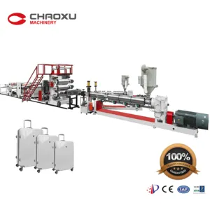 Línea de extrusión de plástico reciclado eficiente CHAOXU, línea de producción de hojas de PC ABS