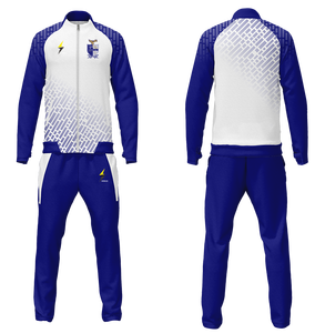 थोक लड़की ऊन पॉलिएस्टर उच्च गुणवत्ता बनाने की क्रिया कस्टम लोगो ज़िप tracksuits आउटफिट 2 टुकड़ा घुड़दौड़ पुरुषों tracksuit - Product Image 6