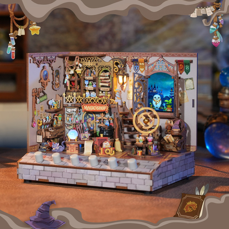 Tonecheer Magic Shop Wooden Puzzle Sound