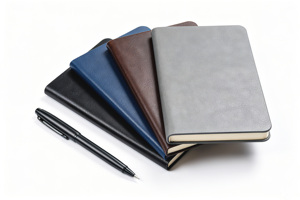 定制印刷 A5 PU 皮革精装日记本促销礼品自我护理日记本记事本笔记本 100 页线装订 - Product Image 3