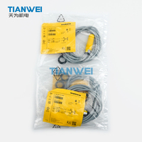 Capteur de proximité inductif TURCK NI8-S18-AN6X M18, distance de détection 8 mm, NPN NO, DC10-30V, IP67, câble 2 m, interrupteur de proximité