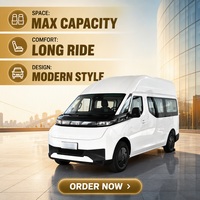 Nueva Minivan Geely Farizon SuperVan 2026 de China, Eléctrica, con Volante a la Izquierda, 2, 3, 5, 6, 7, 9 Asientos, para Reparto