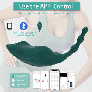 Vibromasseur portable 9 fréquences pour femmes <span class=keywords><strong>Erotica</strong></span> avec télécommande APP pour le plaisir orgasmique - Product Image 4