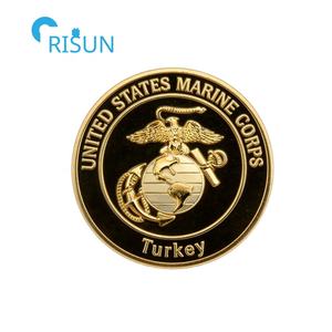 Souvenirs personnalisés Turquie Drapeau turc Forces armées Commémoration des vétérans Pièce commémorative Pièces <span class=keywords><strong>de</strong></span> défi personnalisées Turquie - Product Image 4