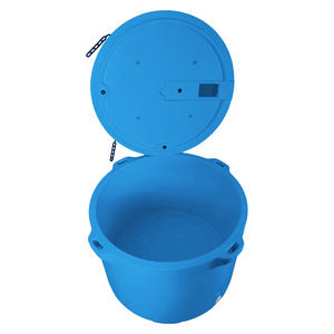 Bacs isothermes moulés par rotation pour la transformation des fruits <span class=keywords><strong>de</strong></span> mer, glacière carrée, bac à poisson, transport en chaîne du froid, bacs commerciaux, glacière - Product Image 5