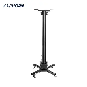 Support de plafond de projecteur télescopique personnalisé pour projecteur incliné avec hauteur réglable de 605 à 905mm - Product Image 1