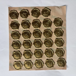 สติกเกอร์ซีลขี้ผึ้งลายใหม่ขายดี สีโรสโกลด์ เนื้อนุ่ม สำหรับติดซองจดหมาย - Product Image 4