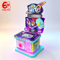 Machine d'arcade commerciale interactive de jeu de frappe au marteau 'Whack Mole' Star Hit, à monnayeur, pour enfants, en anglais