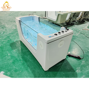 Bañera Plegable de Lujo para <span class=keywords><strong>Mascotas</strong></span> EUR PET, Bañera Rectangular Independiente para Perros y Gatos con Masaje de Aire y Drenaje para el Aseo en Apartamentos - Product Image 6