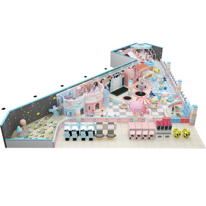 Aire de jeux pour tout-petits, blocs de construction, table DIY, maison de jeu pour enfants, aire de jeux intérieure pour enfants avec trampoline, piscine à balles - Product Image 5