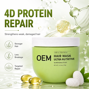 Mascarilla Capilar Nutritiva Personalizada al por Mayor 350G Producción a Granel Tratamiento Intensivo Restaura la Humedad y el Brillo Para Todo Tipo de Cabello - Product Image 4