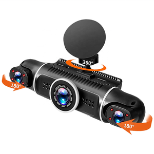 <span class=keywords><strong>Cam</strong></span>éra embarquée Relee 4 <span class=keywords><strong>cam</strong></span>éras 1080P avec WiFi, GPS, vision nocturne, double objectif, <span class=keywords><strong>cam</strong></span>éra de tableau de bord 4 canaux, objectif arrière, <span class=keywords><strong>cam</strong></span>éscope de voiture 4 voies - Product Image 1