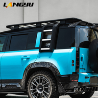 Escabeau de toit pliable en aluminium pour escalier de lunette arrière pour Land Rover Defender 90 110 échelle latérale