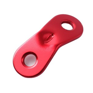 Aluminum Alloy 3-Hole Quick Knot Buckle Red 3.9 X 1.6 Cm Tent Wind Rope Adjustable Snail <b>Hook</b> Survival <b>Tool</b> - Product Image 5
