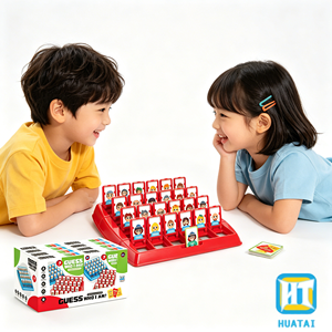Juegos de Mesa HTL, Juguete Educativo, Adivina Quién, Juego de Mesa Cadena Triangular, Ajedrez para <span class=keywords><strong>2</strong></span> Jugadores, Juego Familiar para Niños y Adultos - Product Image 3