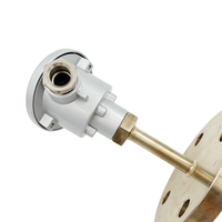 Transmisor de Temperatura Sumergible Anticorrosión PROG-TL-1 -50~260 ℃   Sensor de temperatura PT100 PT1000 Clase A/B de 3/4 hilos 4~20mA con material en contacto con el medio (PTFE/PVDF)