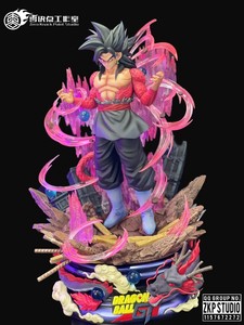 โมเดลรูปปั้นดราก้อนบอลขนาด28ซม.,โมเดลรูปปั้น GOKU ZAMASU LIGHT UP ZKP สีชมพูปี T-REX - Product Image 2