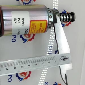 โซลินอยด์ปิดเครื่อง 24V 125-5772 1554652 1255772 สำหรับรถขุด 320B 322B - Product Image 4