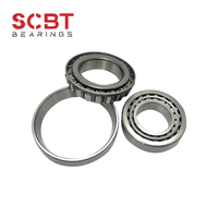 Roulement à rouleaux coniques à une rangée 33012, précision P0, acier chromé, diamètre intérieur 60 mm, diamètre extérieur 95 mm, ouvert, 3000 tr/min, métrique