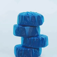 Tablettes nettoyantes pour cuvette de toilettes bleues personnalisées, désodorisant, assainisseur d'air, bulles bleues, bloc solide, tablette nettoyante pour toilettes