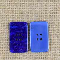 Offre Spéciale 4 Trous Acétate Coloré 35MM Motif Imprimé Léopard Rectangle Boutons de Couture pour la Décoration