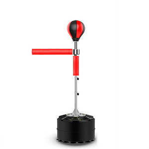 Ballon de boxe rotatif sur pied de 195 cm <span class=keywords><strong>avec</strong></span> logo personnalisé, <span class=keywords><strong>avec</strong></span> ballon de vitesse et <span class=keywords><strong>barre</strong></span> - Product Image 4