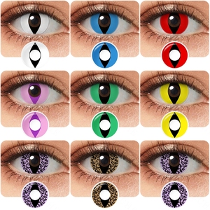 Bán buôn Anime Đen sclera Kính áp tròng Sharingan Kính áp tròng freshgo pseyeche Halloween whiteout Màn kính áp tròng - Product Image 4