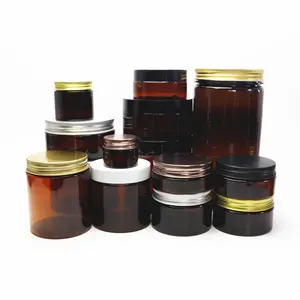 30ml 50ml 80ml 100ml 120ml 150ml 200ml 250ml 300ml 350ml 400ml 500ml 750ml 1000ml amber cosmetic spice plastic PET jar PL-236K