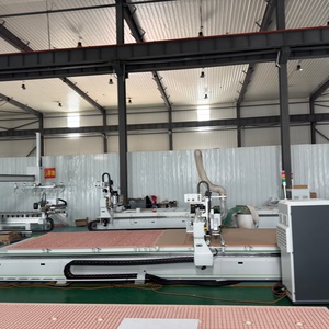 Fresadora CNC para Muebles <span class=keywords><strong>de</strong></span> Panel, Máquina <span class=keywords><strong>de</strong></span> Corte para Trabajar la Madera con Cambiador <span class=keywords><strong>de</strong></span> Herramientas <span class=keywords><strong>de</strong></span> Doble Estación y Fila Recta - Product Image 6