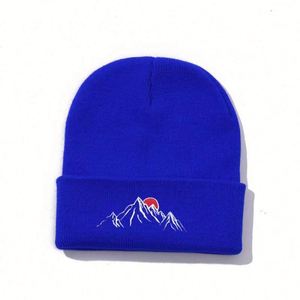 Low MOQ Promotional Custom Winter/Spring Anti-shrink Breathable Knitted Beanie <b>Hat</b> with Embroidery Designer Logo - Product Image 3