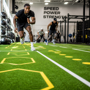 Tapis de glisse en <span class=keywords><strong>gazon</strong></span> artificiel durable Udine Custom Gym Scale Turf pour entraînement fonctionnel en centre de fitness - Product Image 2