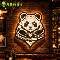 Lettres lumineuses LED personnalisées XDsign pour animaux, étanches IP65, Bluetooth, pour publicité extérieure, devantures de magasins et entreprises automobiles