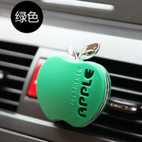 Diffuseur de parfum pour voiture en forme de pomme, clip coloré pour grille d'aération, décoration de sortie d'air, accessoires intérieurs de voiture