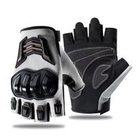 Gants de fitness respirants à demi-doigts avec grip antidérapant en silicone - Protection de la paume absorbant les chocs pour la musculation et les tractions