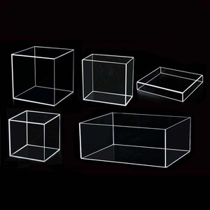 علبة عرض مكعبة من الأكريليك الشفاف بألوان مخصصة مع خدمة القطع، حماية ضد الغبار للمقتنيات والتماثيل والألعاب - Product Image 6