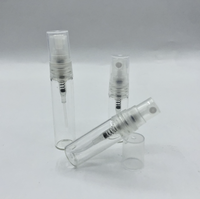 Flacon pulvérisateur vide 2ML 3ML 5ML en verre, petits vaporisateurs de parfum rechargeables 2cc, Mini flacons de parfum en verre, vente en gros