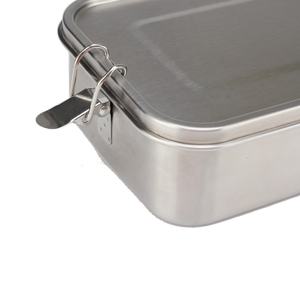 Stainless Steel <b>Lunch</b> Boxes Set 3 Dishwasher Safe Snack Container Lids 304 Condiments Bento <b>Box</b> <b>for</b> <b>Kids</b> Adults - Product Image 6