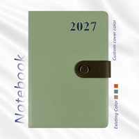 Carnet de notes personnalisé en cuir avec reliure spirale A5, journal de bureau professionnel, cadeau promotionnel