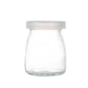Wholesale Cheap Price 100ml 50ml 75ml Yogurt <b>Storage</b> Cream Cheese Pudding Clear Glass Jar Mason Can Swivel Lid Durable Leak - Product Image 5
