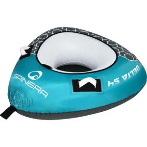 Bouée gonflable en PVC pour 2 personnes pour sports nautiques, accessoire de jeu aquatique avec corde, flotteur et radeau pour personne - Product Image 3