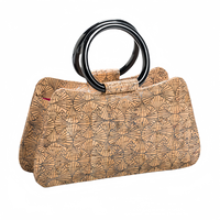 Grosir Tas Tangan China Kork Vegan Mewah Clutch untuk Wanita Atas Terbuka Multicolor Tas Malam
