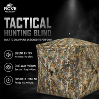 Abri de chasse portable en tissu Oxford, abri au sol à montage rapide pour la chasse au cerf et au dinde, direct usine OEM
