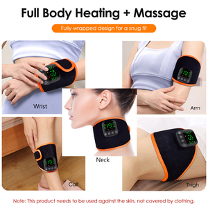 Masajeador Eléctrico de Pulso para Muñeca, Brazo, Mano, Pie, Cinturón de Masaje con Control Remoto, Calentamiento, Microcorriente, EMS, Masajeador de Cuello - Product Image 3