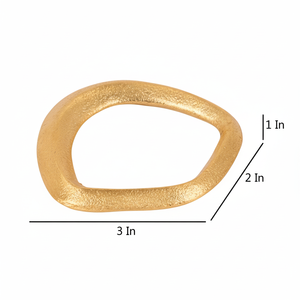 Nuevo diseño Decoración de mesa Accesorios de restaurante Servilletero de oro Vajilla de hotel de lujo - Product Image 1