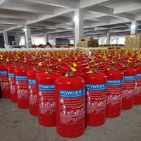 Extincteur à poudre sèche ABC de 5 kg avec manomètre rouge visible de grande taille et valve en cuivre robuste pour une suppression rapide des incendies initiaux