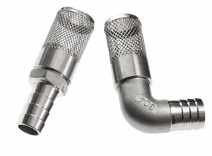 Crépine d'aspiration d'eau de tuyau DN25 1 "filtre de tuyau d'eau 1" pouce tête de filtre en acier inoxydable SUS304 avec filetage femelle - Product Image 2