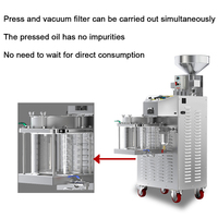 Presse à huile haute performance 15-20 kg/h grande capacité pour l'extraction d'huile d'olive, d'avocat, de tournesol, de graines de chanvre et autres huiles