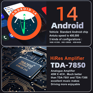 Автомагнитола 850 Android 14, 16 + 512 ГБ, для 12,3, 2 К экрана, разрешение 1920 X720 - Product Image 3